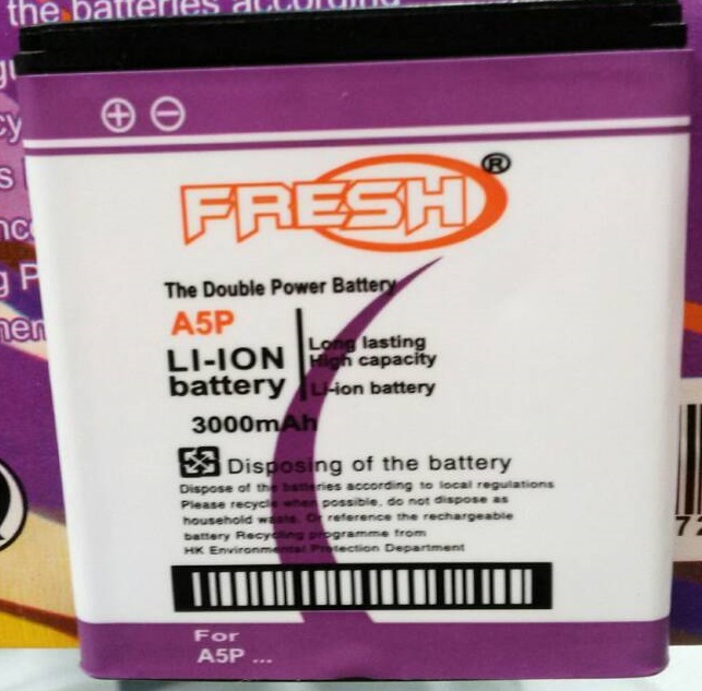 BATERAI FRESH DOBEL POWER EVERCOSS A5P 3000 MAH
